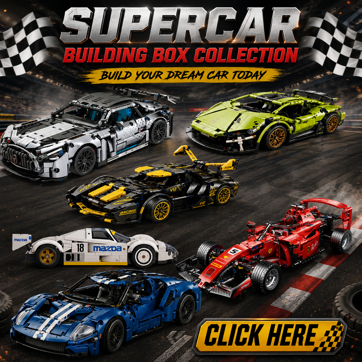 Supercar Building Block Collection