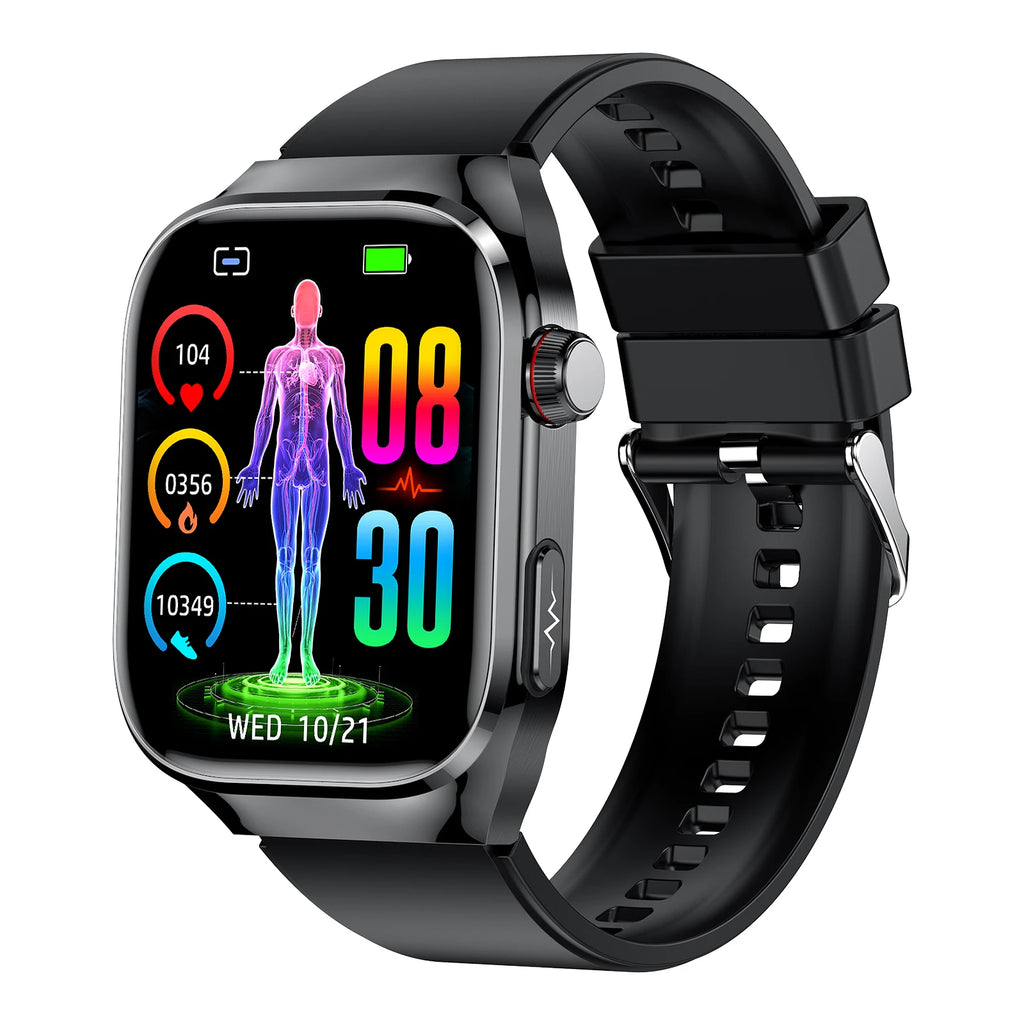 Men AMOLED Smart Watch TK16 Pro ECG Health Monitor SOS BT Calling AI Vocie Multi Sport Modes Fitness Tracking Smartwatch