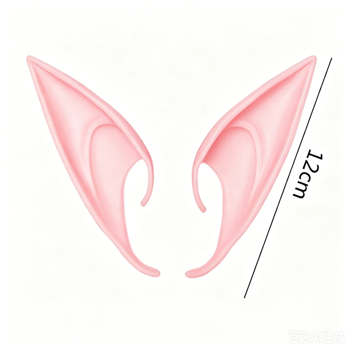 Halloween Elf Ears Latex Simulation Ears Props Fairy Angel Cosplay Mask Halloween Costume Accessories Mascaras Halloween Party