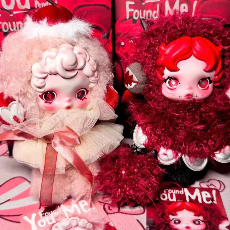 Skullpanda YOU FOUND ME Series Blind Box Skullpanda V1 V2 V3 Vinyl Face Pendant Doll Mystery Box Collect Toy Gifts