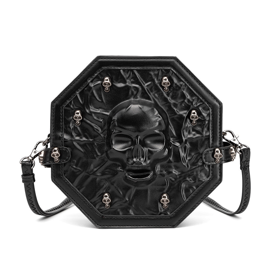 Gothic Coffin Shape Crossbody Shoulder Bag
