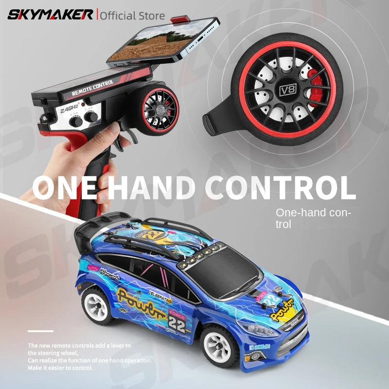 Wltoys 1/28 Rc Car 284010 284161 4WD Drive Off-Road 2.4G 30KM/H High Speed Alloy Car 1:28 Rally Racing Car Toys for Kids Gift