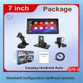 7" Wireless Apple CarPlay & Android Auto Monitor with Reverse Camera