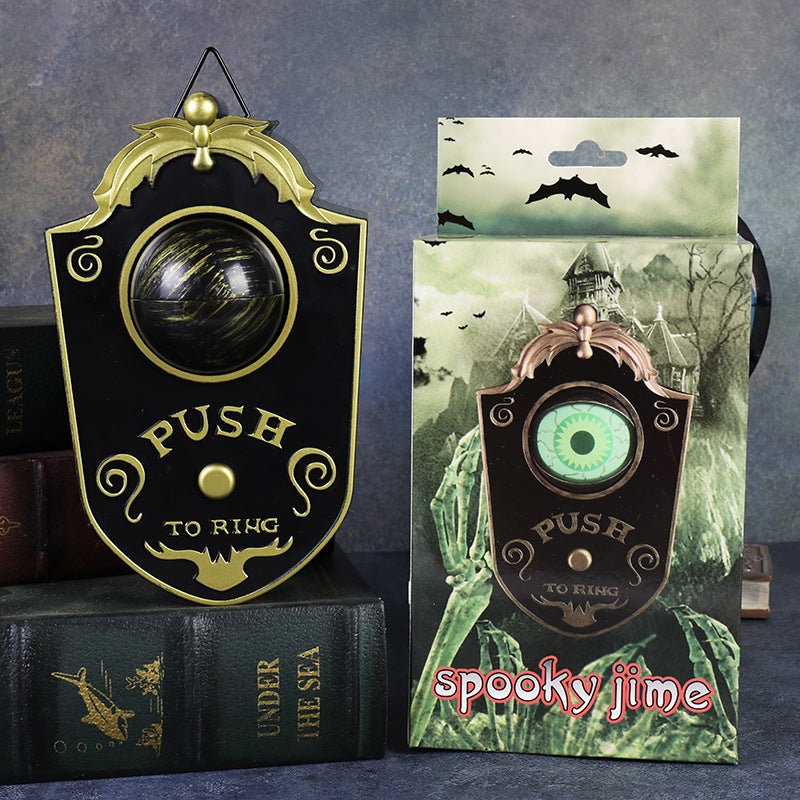 Halloween Rotating Eyeball Doorbell – Sound & Light