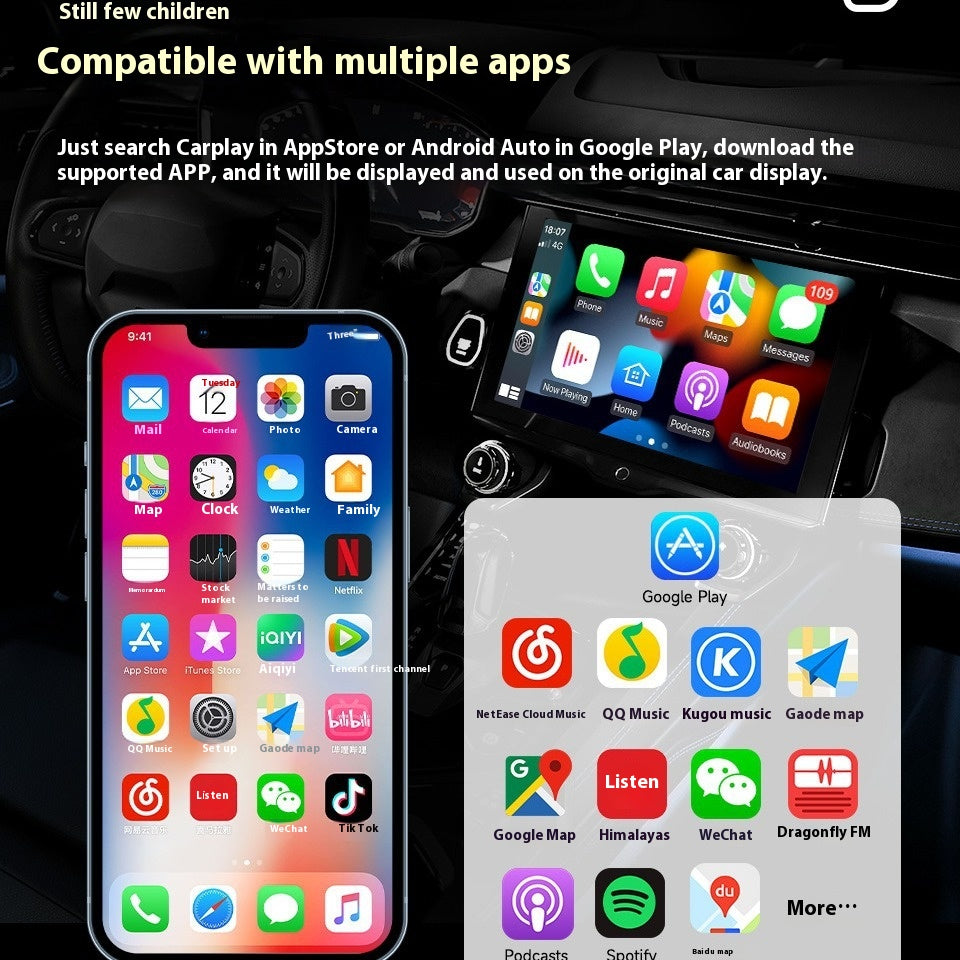 Wireless CarPlay &amp; Android Auto Adapter