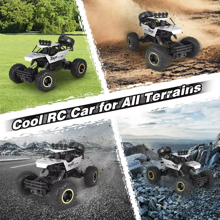 1:12 / 1:16 4WD Remote Control Car with Led Lights 2.4G Radio RC Cars Off-Road Control Trucks Toys Gifts for Boy Girl Children