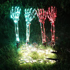 LED Halloween Skeleton Hand Ground Lights – Solar Powered Outdoor