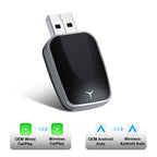 NEW Wireless Carplay Android Auto Wireless Adapter Smart Mini Box Plug and Play Connect Universal for Nissan Wireless Adapter