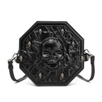 Gothic Coffin Shape Crossbody Shoulder Bag