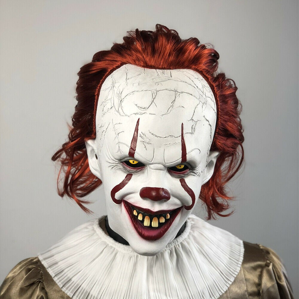 Pennywise-Inspired Horror Latex Mask – 9 Terrifying Designs