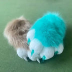 New Fursuit Kigurumi Furry Animal Paws Gloves Nails Kig Cosplay Costume Wearable Furry Animal Colorful Claws Cos Props Halloween