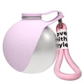 Spherical Dog Water Bottle Portable Hiking Water Dispenser Leak-Proof Foldable Silicone Bowl for Dogs Travel Outdoor Walking