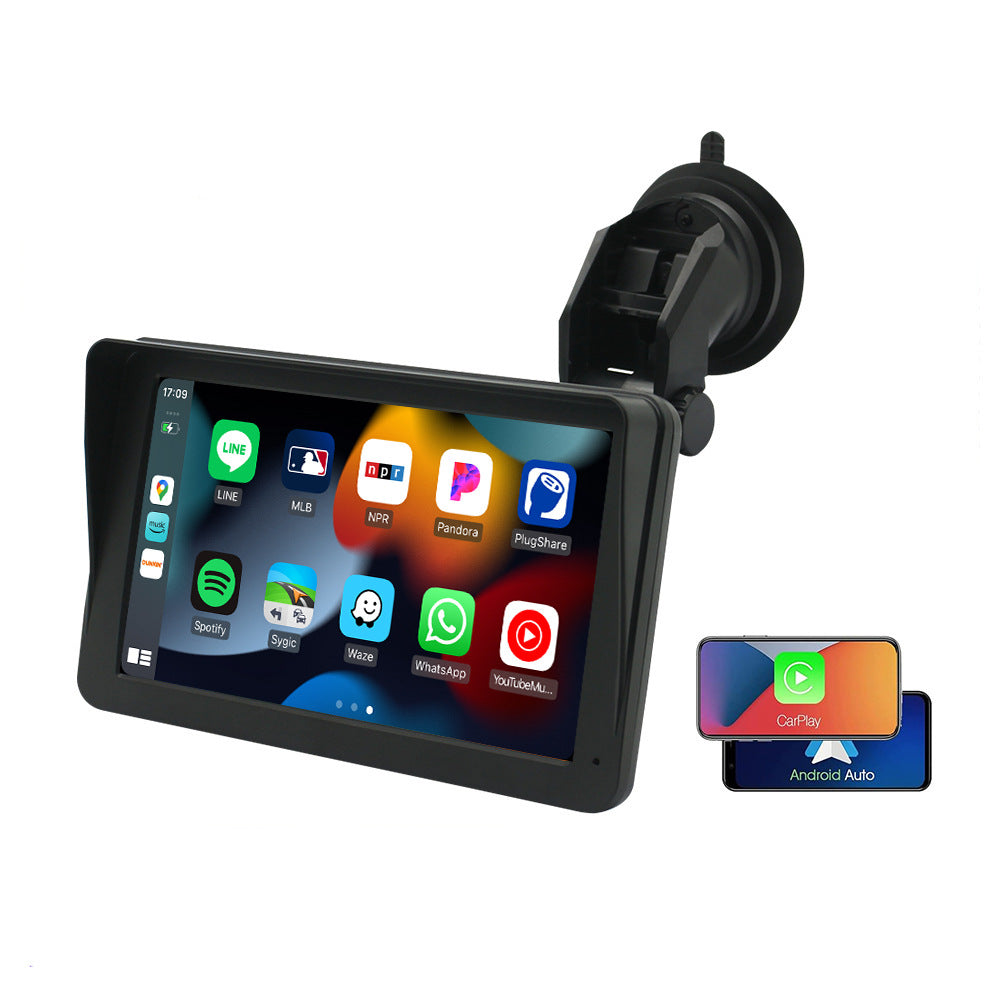7" Wireless Apple CarPlay & Android Auto Monitor with Reverse Camera