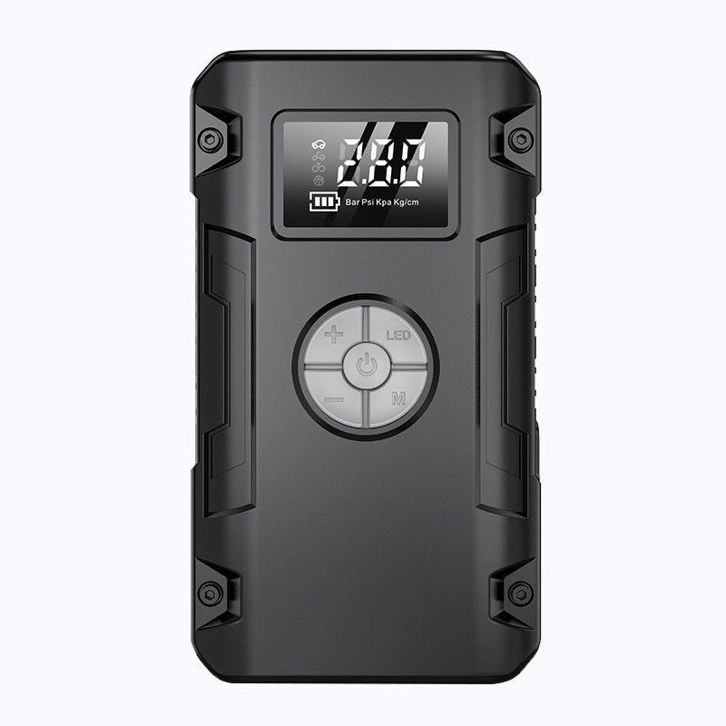 3-in-1 Car Emergency Jump Starter, Wireless Air Pump &amp; Power Bank