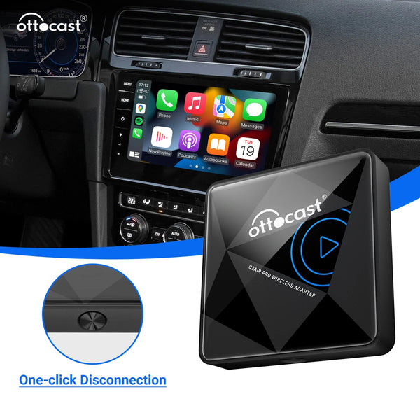 U2 Air Pro Car Play Adapter Wired Carplay Car to Wireless Faster Connect Speed Plug and Play Newest Dongle