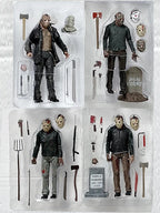 NECA Friday the 13Th Figure Toys Freddy Jason Voorhees Blood Ultimate Action Figure Jason Collectible Model Toy Christmas Gifts
