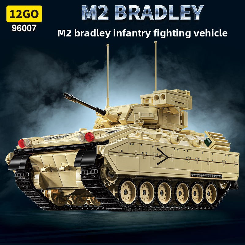 Military Building Blocks M2 Bradley Armored Vehicle Models