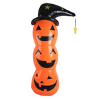 Halloween Inflatable Pumpkin Man Tumbler Decoration