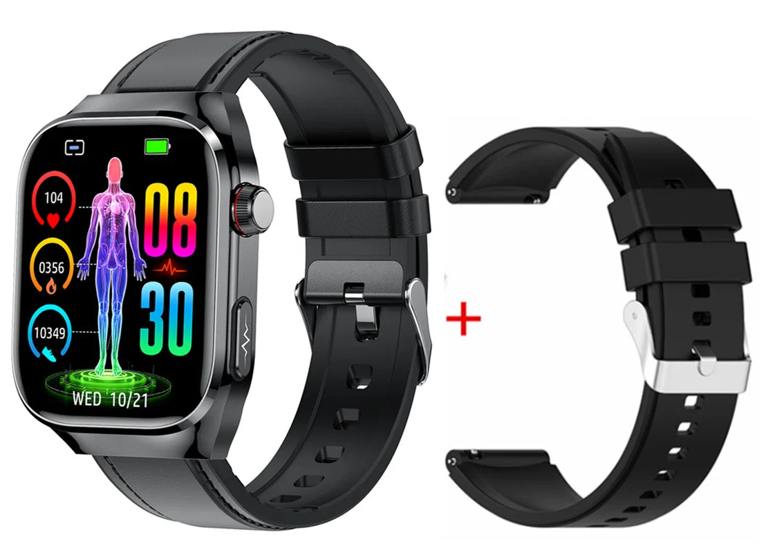 Men AMOLED Smart Watch TK16 Pro ECG Health Monitor SOS BT Calling AI Vocie Multi Sport Modes Fitness Tracking Smartwatch
