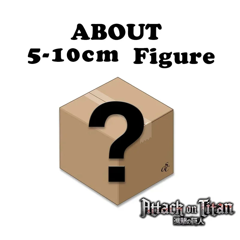 Attack on Titan Character Figure Blind Box – Mystery Collectible Gift Featuring Eren Yeager and Iconic Heroes