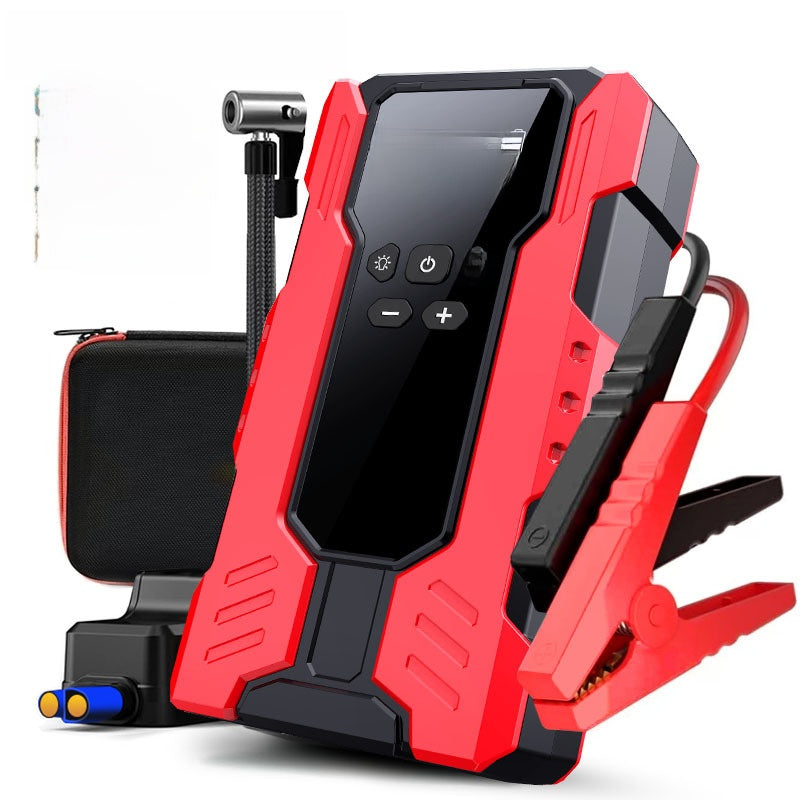 Car Emergency Jump Starter with Air Compressor & Power Bank
