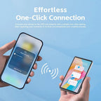 New Magnetic Selfie Monitor for Iphone Smart Vlog Selfie Screen Monitor with Remote Control 1500Mah Power Bank Pink/White/Black