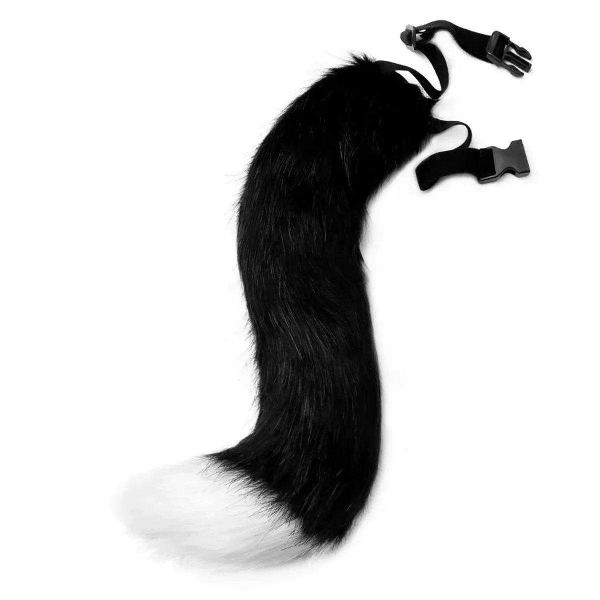 Fluffyanime Animal Fur Fox Tail Cat Paws Gloves and Ears Headwear Face Mask Cosplay Costume Set Halloween Party Accessorie