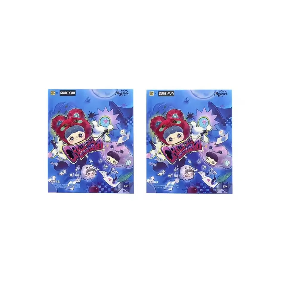 Genuine Maymei Crazy Cirgus Series Blind Box V4 Vinyl Plush Mystery Box Kawaii Anime Doll Surprise Bag Keychain Pendants Gift