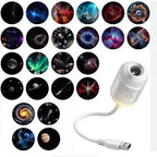 USB Star Projection Night Light – Galaxy & Starry Sky Projector