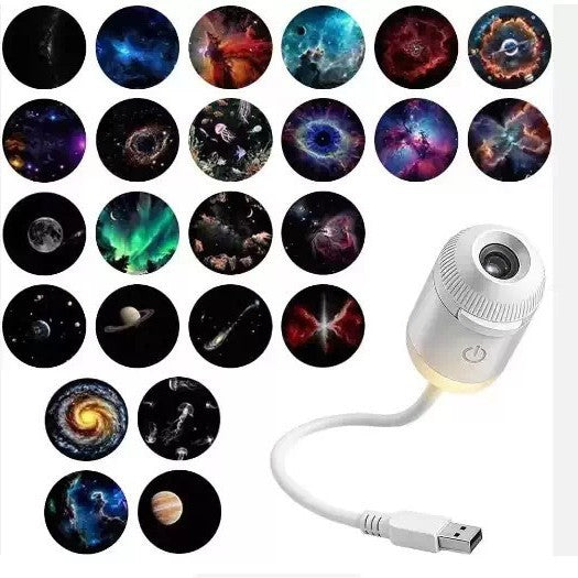 USB Star Projection Night Light – Galaxy & Starry Sky Projector