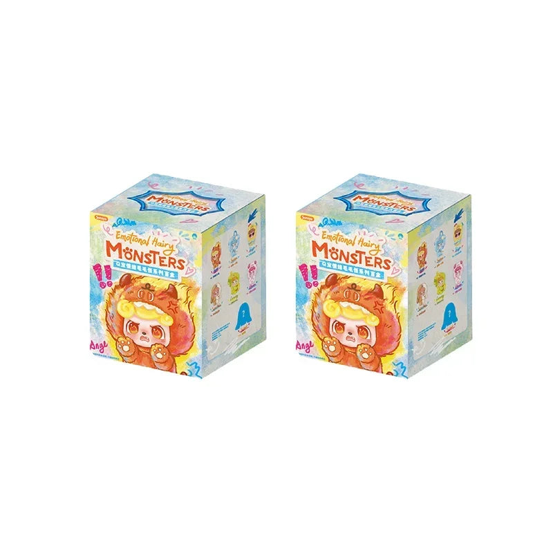 JOTOYS Q.KID Emotional Hairy Monsters Series Blind Box Mystery Box Dolls Kawaii Action Anime Figure Blind Box Toys Gift