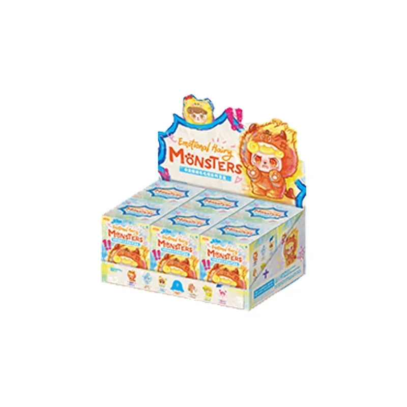 JOTOYS Q.KID Emotional Hairy Monsters Series Blind Box Mystery Box Dolls Kawaii Action Anime Figure Blind Box Toys Gift
