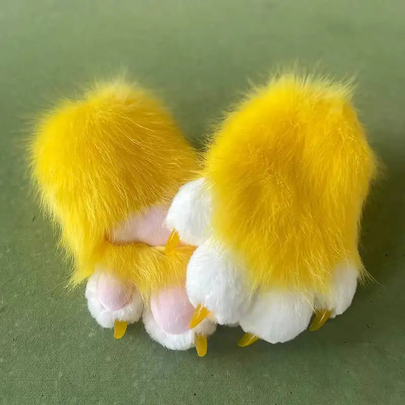 New Fursuit Kigurumi Furry Animal Paws Gloves Nails Kig Cosplay Costume Wearable Furry Animal Colorful Claws Cos Props Halloween