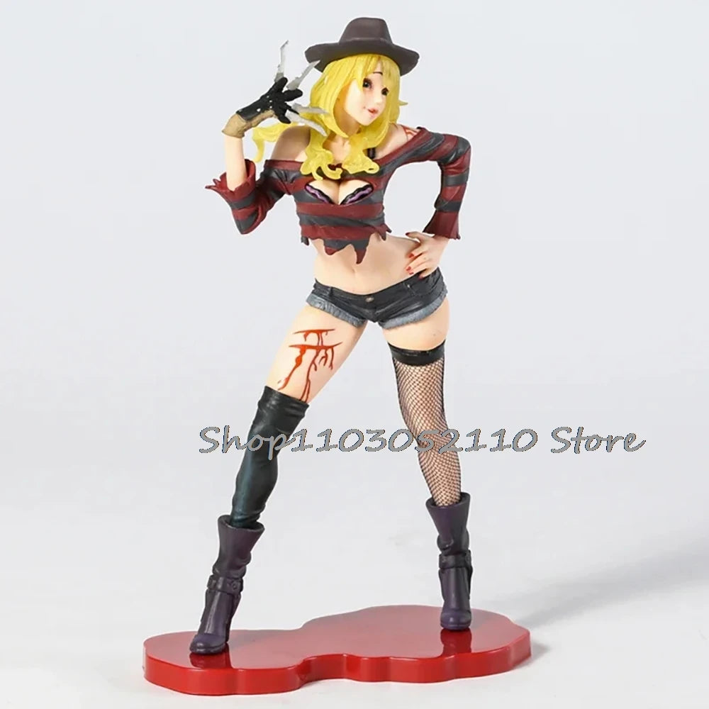 Horror Bishoujo Figure Michael Myers Freddy Krueger Jason Voorhees Chucky Pennywise PVC Figure Statue Decoration Model Toy Gifts