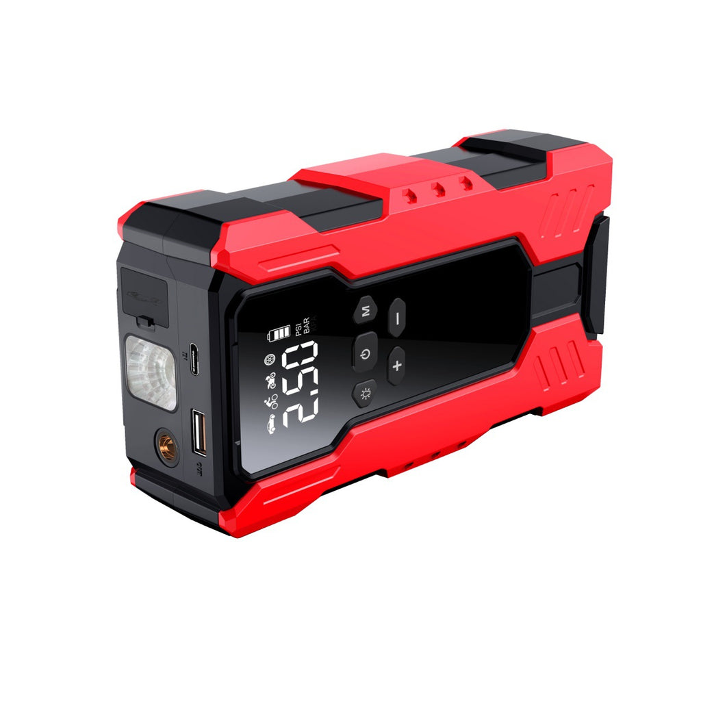 Car Emergency Jump Starter with Air Compressor & Power Bank