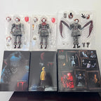 NECA Pennywise Joker Action Figure Toy Doll Horror Halloween Christmas Gift 18Cm Bookshelf Ornament