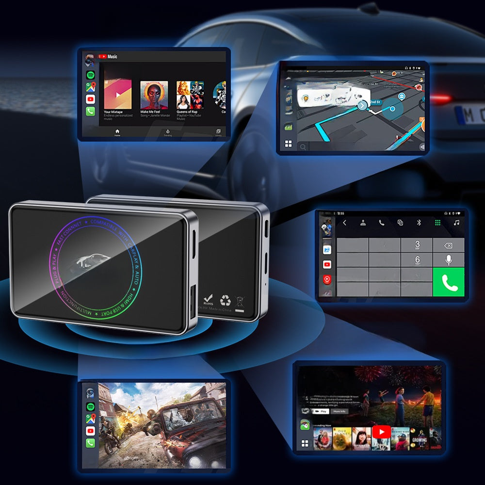 3-in-1 CarPlay to HDMI Adapter – TV Stick & Multimedia Converter