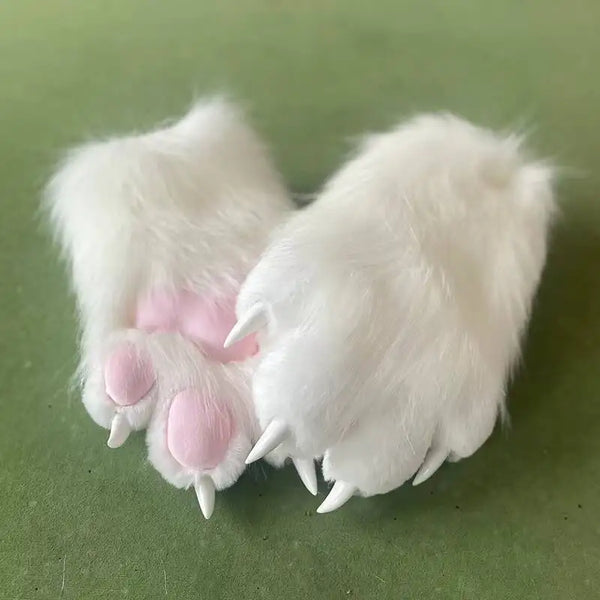 New Fursuit Kigurumi Furry Animal Paws Gloves Nails Kig Cosplay Costume Wearable Furry Animal Colorful Claws Cos Props Halloween