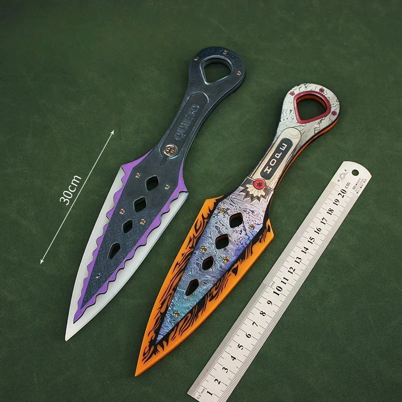 Apex Legends Heirloom Wraith Kunai Plastic Luminous Cosplay Game Swords Anime Figures Model Collection Toy for Kids