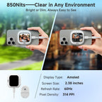 HONGTOP H1 Selfie Magnetic Phone Vlog Selfie Monitor Mobile Screen Organizer Outdoor Selfies Vlog Live Selfie Screen