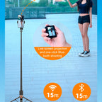 Mini Portable Smartphone Selfie Screen Display for Phone Rear Camera Wireless Selfie Vlog Live Monitor for Iphone Android Phone