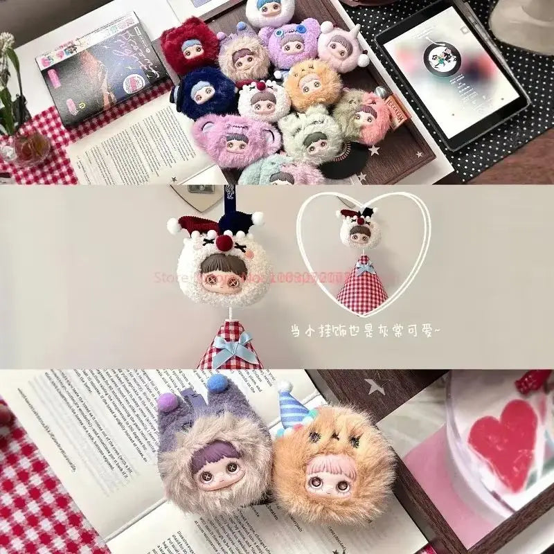 Genuine Maymei Crazy Cirgus Series Blind Box V4 Vinyl Plush Mystery Box Kawaii Anime Doll Surprise Bag Keychain Pendants Gift