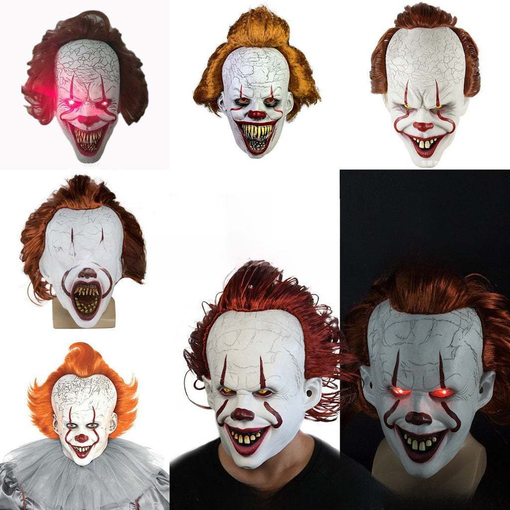 Pennywise-Inspired Horror Latex Mask – 9 Terrifying Designs