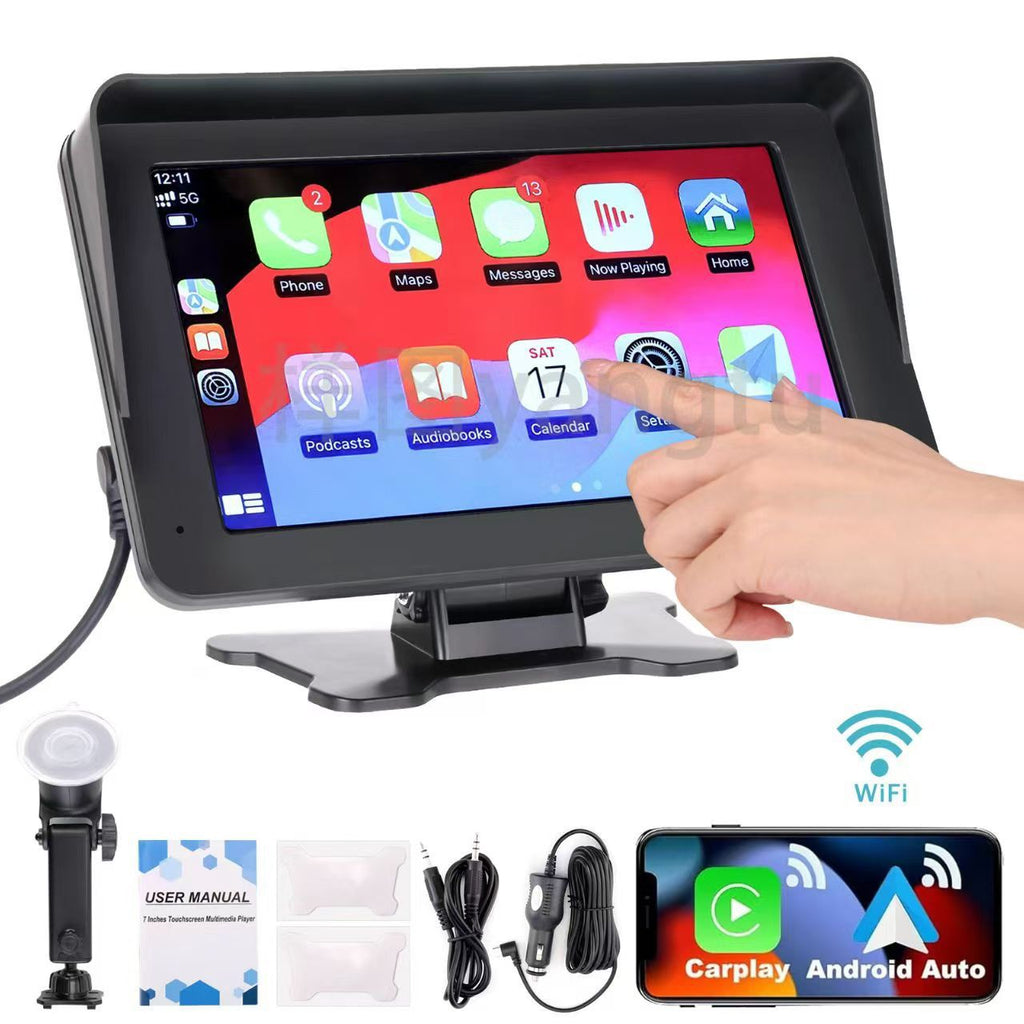 7" Wireless Apple CarPlay & Android Auto Display