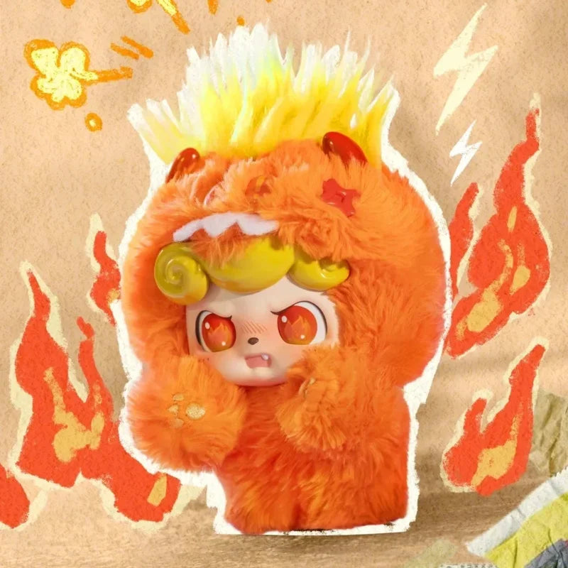 JOTOYS Q.KID Emotional Hairy Monsters Series Blind Box Mystery Box Dolls Kawaii Action Anime Figure Blind Box Toys Gift