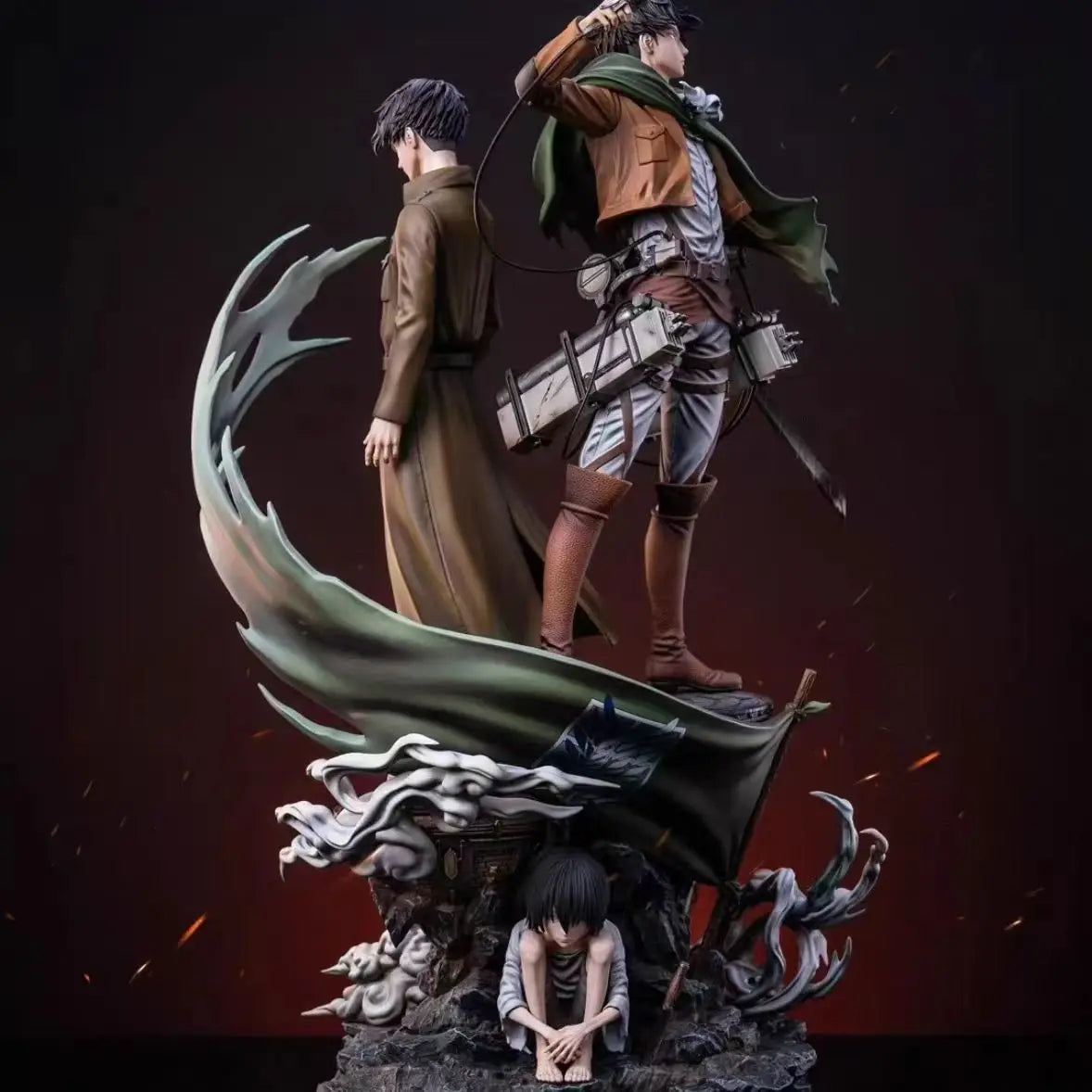 Attack on Titan Character Figure Blind Box – Mystery Collectible Gift Featuring Eren Yeager and Iconic Heroes