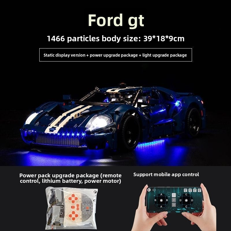 Ford GT Racing Car Building Block Set – 1,466 Pieces