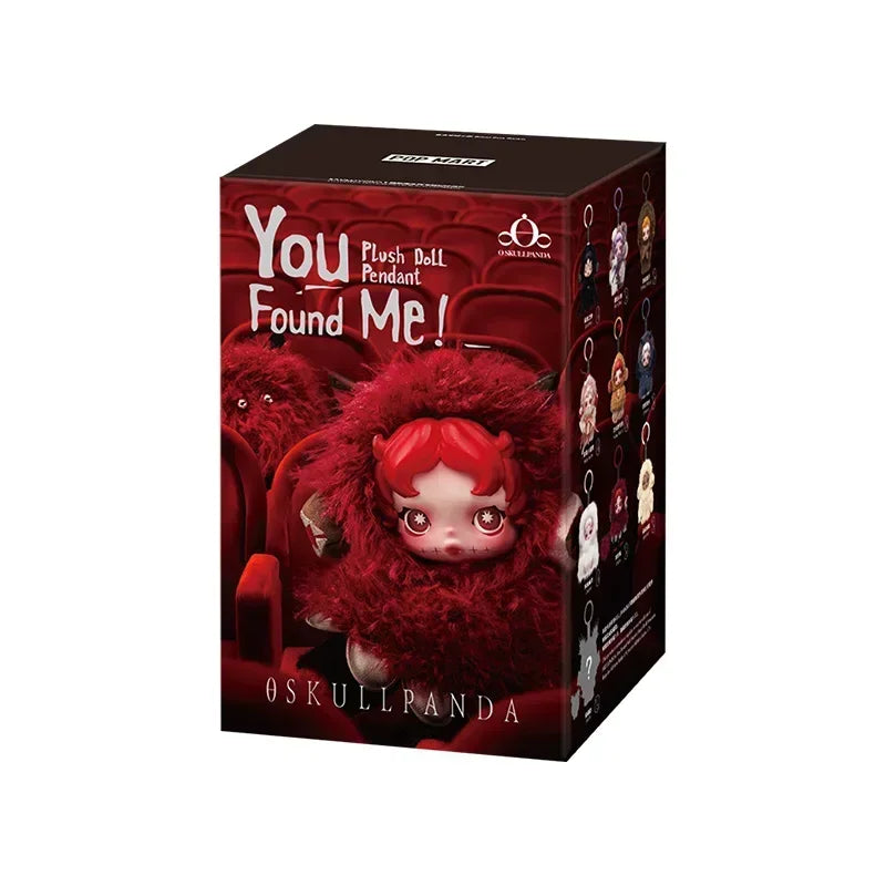 Skullpanda YOU FOUND ME Series Blind Box Skullpanda V1 V2 V3 Vinyl Face Pendant Doll Mystery Box Collect Toy Gifts