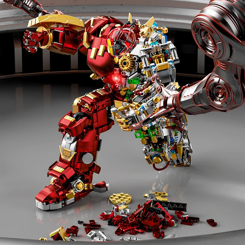 2700+Pcs Iron Heroes Blocks Action Figures Mark Building Sets Buster Mech DIY Brick Collectible Toys for Boys Adult Kids Gifts