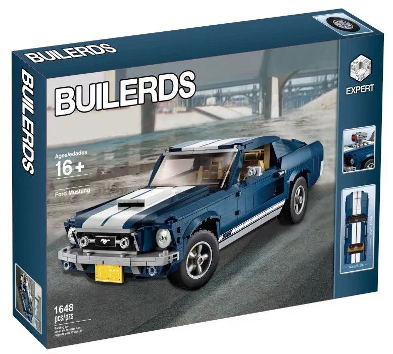 Ford GT Racing Car Building Block Set – 1,466 Pieces